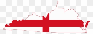 Flag Map Of The Colony Of Virginia - The Colony Clipart