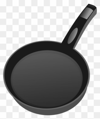 Iron,black,free - Frying Pan Clipart Transparent Background - Png Download