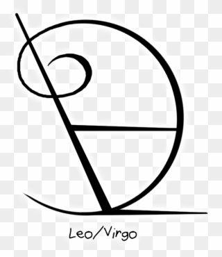 “leo/virgo” Zodiac Sigil - Zodiac Clipart