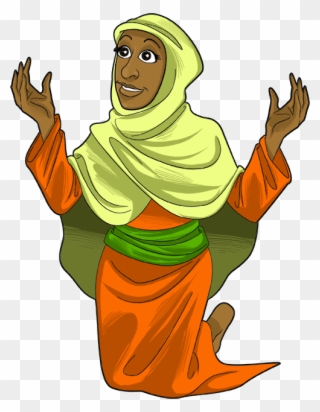 A Woman Who Fears God Is To Be Praised - Cartoon Clipart
