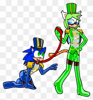 Marching Band Zaki And Sonic - Sonic The Hedgehog Marching Band Clipart