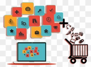 E-commerce Solutions - Icon Design Clipart