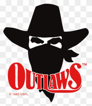 Oklahoma-arizona Outlaws Logo Sports Art, Sports Logos, - Oklahoma Outlaws Usfl Logo Clipart