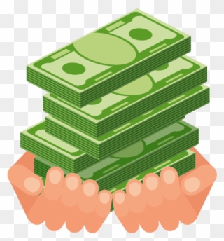 Image - Cartoon Stack Of Money Clipart