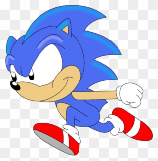 Sonic The Hedgehog - Video Game Characters Running Clipart
