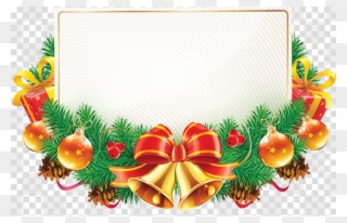 Christmas Frame High Resolution Clipart Christmas Graphics - Fondos De Navidad Png Transparent Png