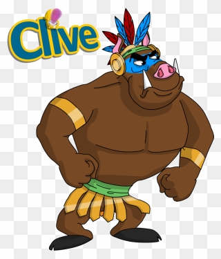 Mayan Warthog Concept Art - Clive Clipart