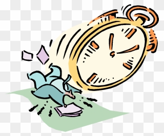 There Are Three Snails - Time Clock Clipart