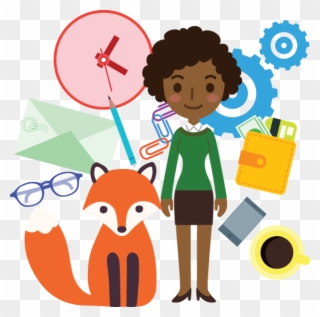 Header - “ - Simple Cartoon Fox Clipart