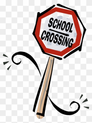 Cliparts Of Free - Clip Art Crossing Guard - Png Download