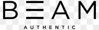 Beam Authentic Logo Black Transparent - Sign Clipart