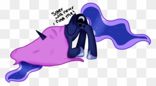Nope, Voices Too Awkward For Me - Princess Luna Blanket Clipart