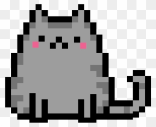 Meow/cute Kitten - Pusheen Pixel Art Clipart