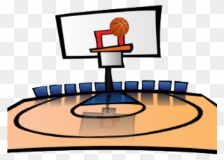 Free Clipart Basketball - Clip Art Basketball Court - Png Download
