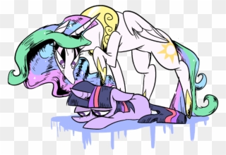 Groggyman, Princess Celestia, Sad, Safe, Twilight Sparkle Clipart