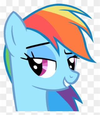 Rainbow Dash Pinkie Pie Rarity Twilight Sparkle Applejack - Mlp Rainbow Dash Confused Png Clipart