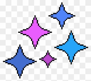 Sparkles - Sparkle Pixel Art Clipart