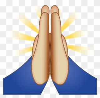 Prayinghands Emoji Pray Ftestickers Freetoedit - Praying Hands Emoji Png Clipart