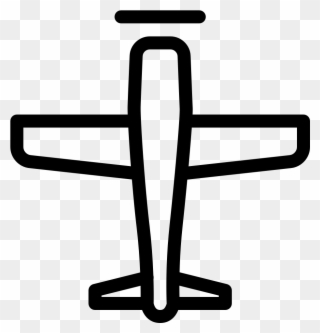 Plane Prop Small Plane Prop Small Plane Prop Small - Scalable Vector Graphics Clipart