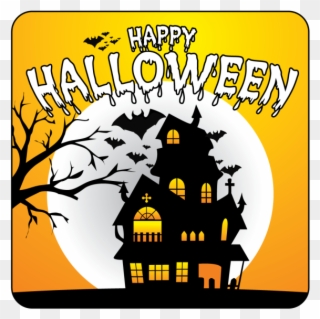Clip Art Halloween Vector Background Illustration - Poster - Png Download
