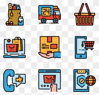Online Shopping & Retail - Source Of Income Icon Clipart