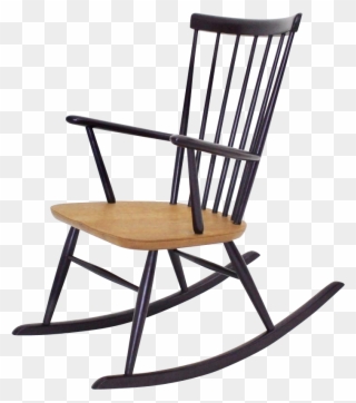 Violet Rocking Chair By Roland Rainer Vienna Circa Clipart