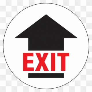 Exit With Arrow Graphic - Metamorphic Rock Clipart