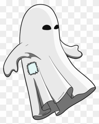 Drawing Transparent Ghost Clip Art Black And White - Halloween Ghost Clipart Png