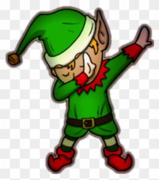 Report Abuse - Christmas Elf Dabbing Clipart