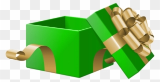 Free Png Open Gift Box Green Transparent Png Images - Christmas Gift Box Open Clipart