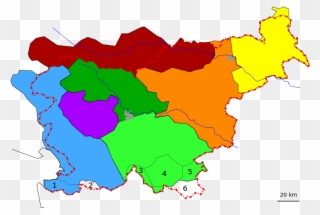 Province Geography, Europe, Map, Provinces, Poland, - Slovenska Manjšina V Avstriji Clipart