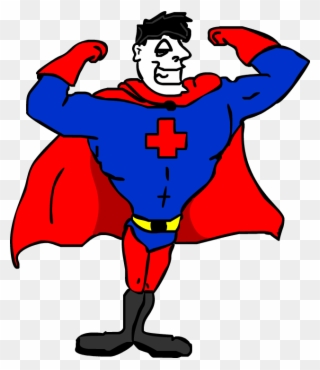 Bow Chicka Bow Wow - Red Cross Man Clipart