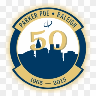 Parker Poe Celebrates 50 Years In Raleigh - T-shirt Clipart