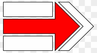 Stripe-marked Trail Red Arrow Right - Realidades 3 Clipart