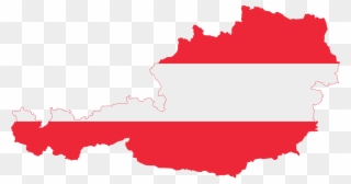 Big Image - Austria Flag Map Clipart