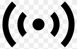 Rfid Signal Icon - Radio Frequency Icon Clipart