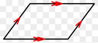 File - Parallelogram Definition - Svg - 4 Sided Shape Parallelogram Clipart