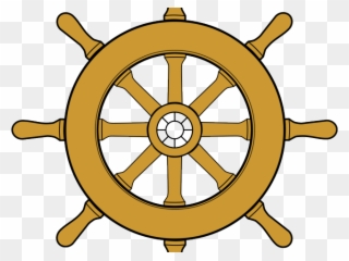 Window Clipart Cruise Ship - Clip Art Boat Steering Wheel - Png Download