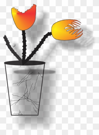 In This Exercise, We're Going To Draw A Vase Of Flowers Clipart