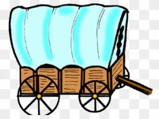 Wagon Clipart Transparent - Covered Wagon Clip Art - Png Download