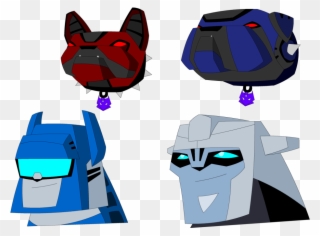 Animated Head Studies - Transformers Animated Rumble And Frenzy Clipart