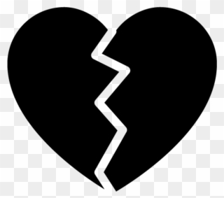 Broken Heart Clipart Picsart - Lil Peep Broken Heart - Png Download