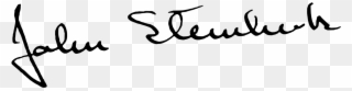 John Steinbeck Signature Clipart