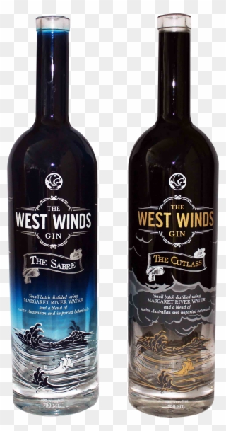 Blank Beer Bottle Png Clipart Transparent - West Winds Gin The Cutlass X 6