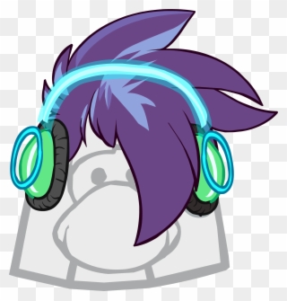 The Holo Headphones Penguin - Club Penguin Dj Clothes Clipart