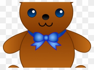 Brown Bear Clipart Scared Cartoon - Animated Clip Art Teddy Bear - Png Download