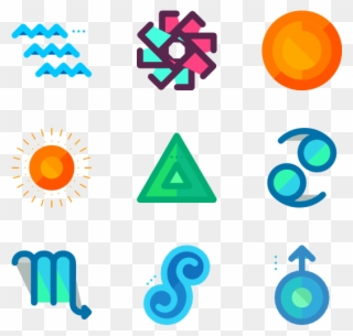 Clip Art Abstract Shapes Vector - Abstract Shape Icons - Png Download