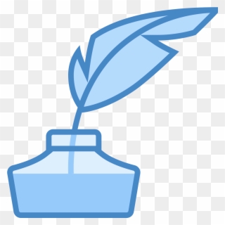 Quill With Ink Icon - Ink Clipart