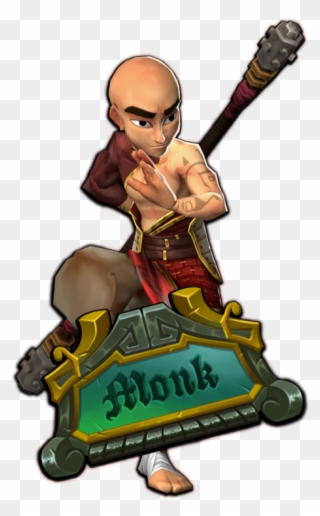 Monk Clipart Squire - Dungeon Defenders 2 Monk - Png Download
