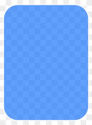 Blue Curved Rectangle Png Clipart